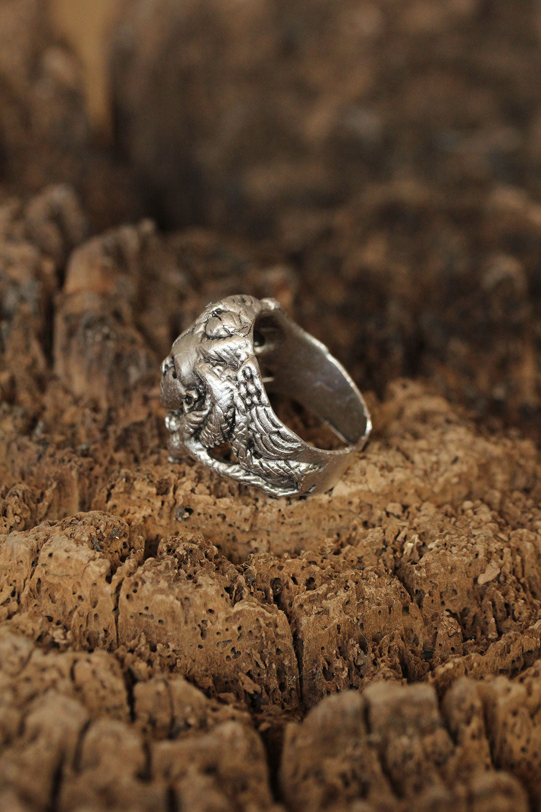 Medusa Model Adjustable Men's Ring