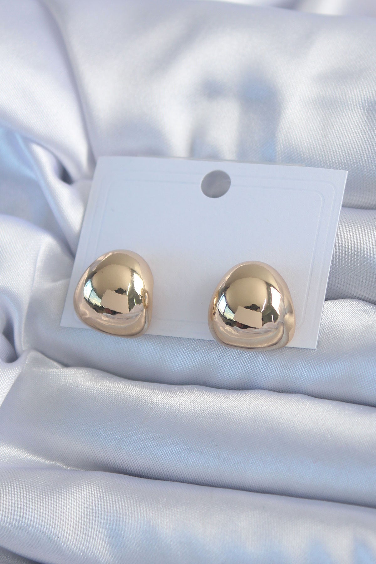 Gold Color Brass Women's Earrings