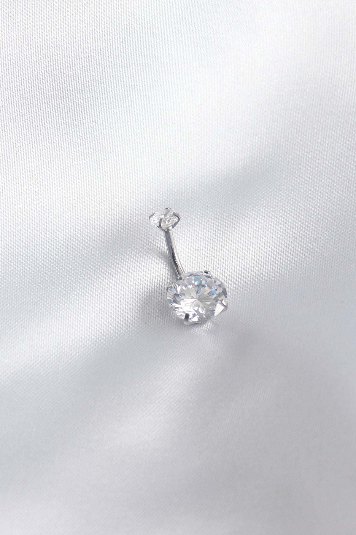 316L Surgical Steel Zircon Stone Women's Belly Piercing