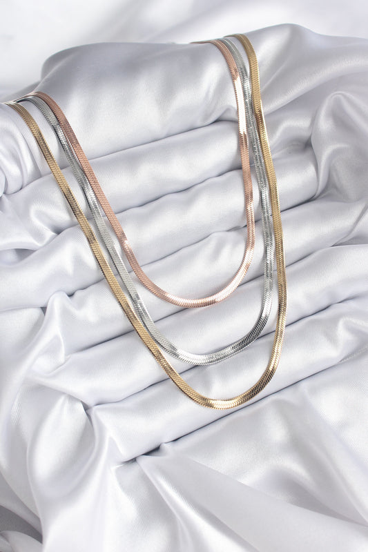 316L Steel Mix Color Italian Chain Model Women's Necklace
