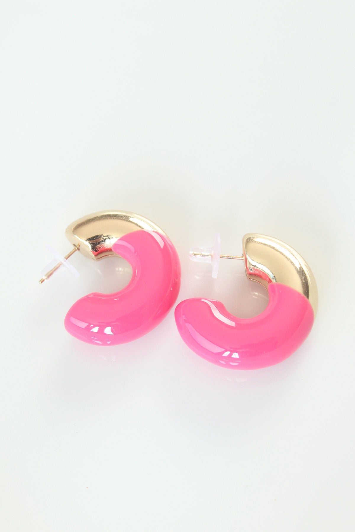 CCB Rose Gold Two-Tone Earrings