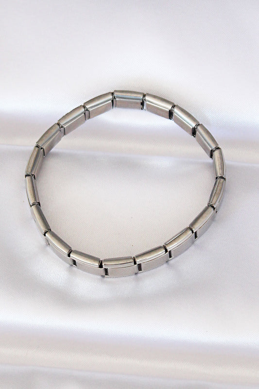 316L Steel Silver Color Nominal Model Women's Bracelet