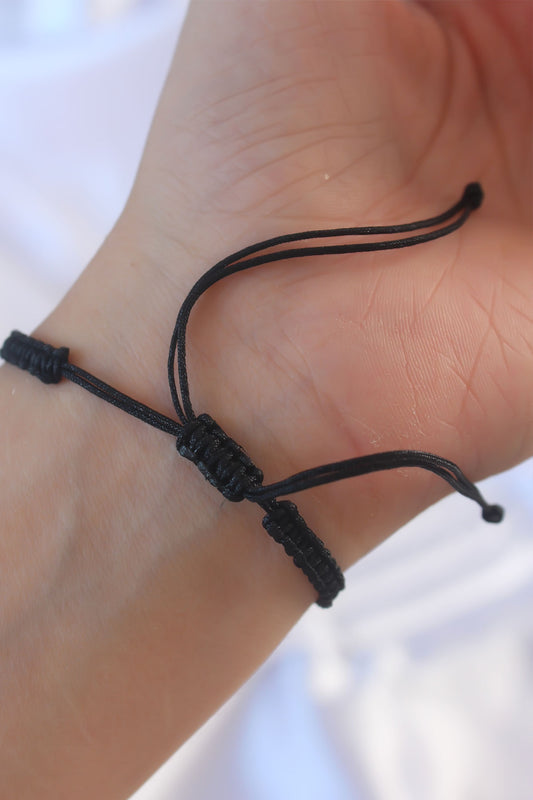 Silver Color Zircon Stone Crown Figure Macrame Bracelet