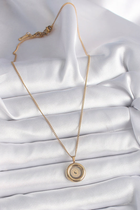316L Steel Gold Color Chain Gold Gold Model Women's Necklace