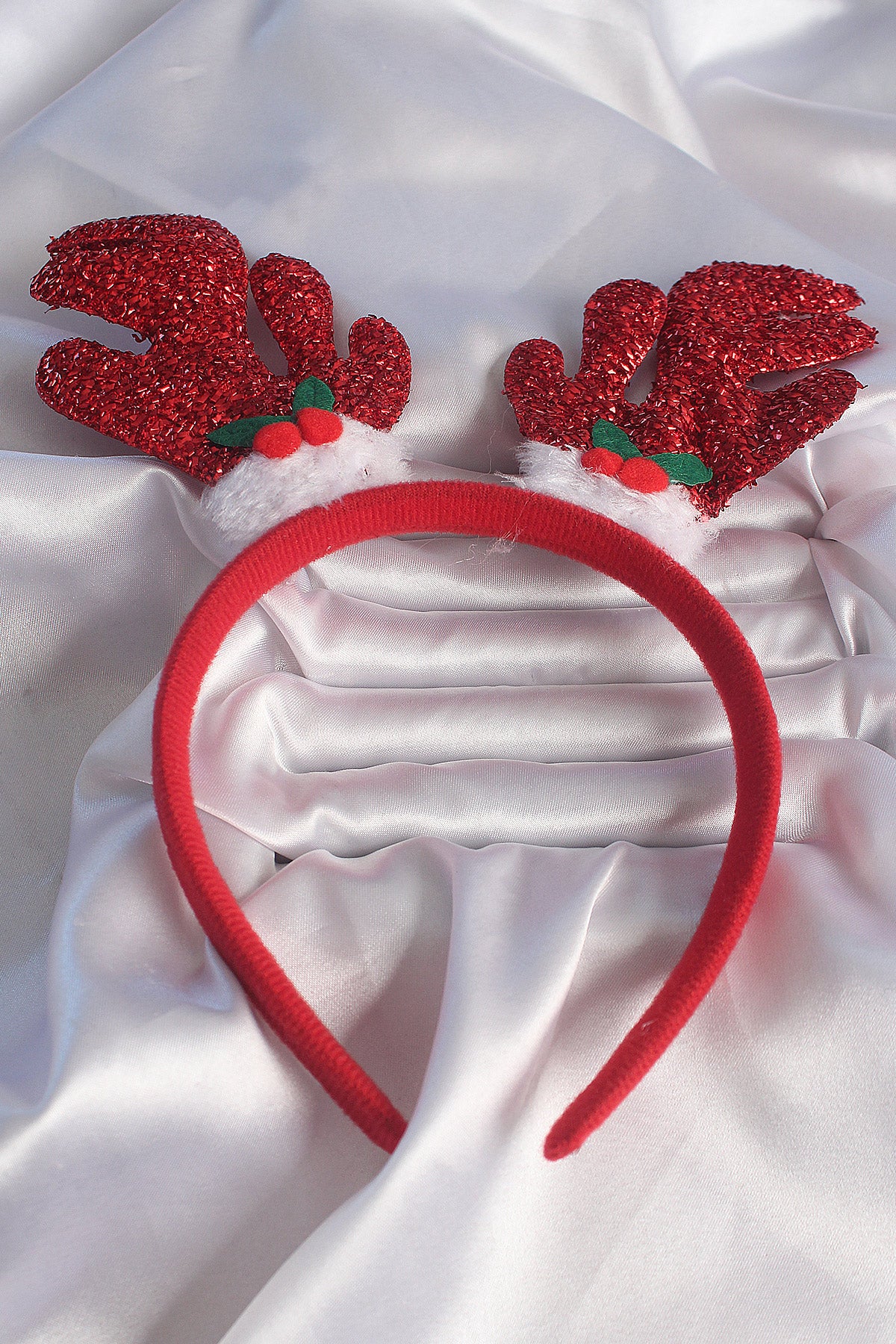 New Year's Themed Glittery Deer Antler Figured Crown