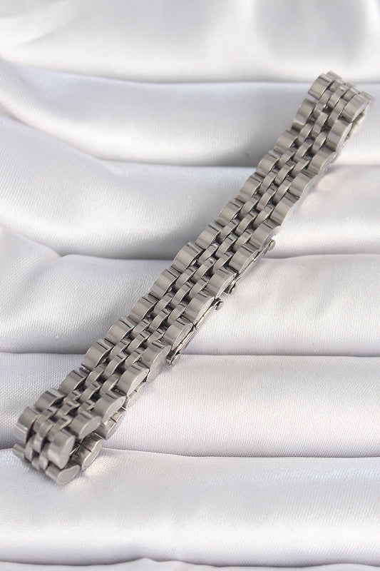 316L Steel Silver Color Chain Model Men's Bracelet