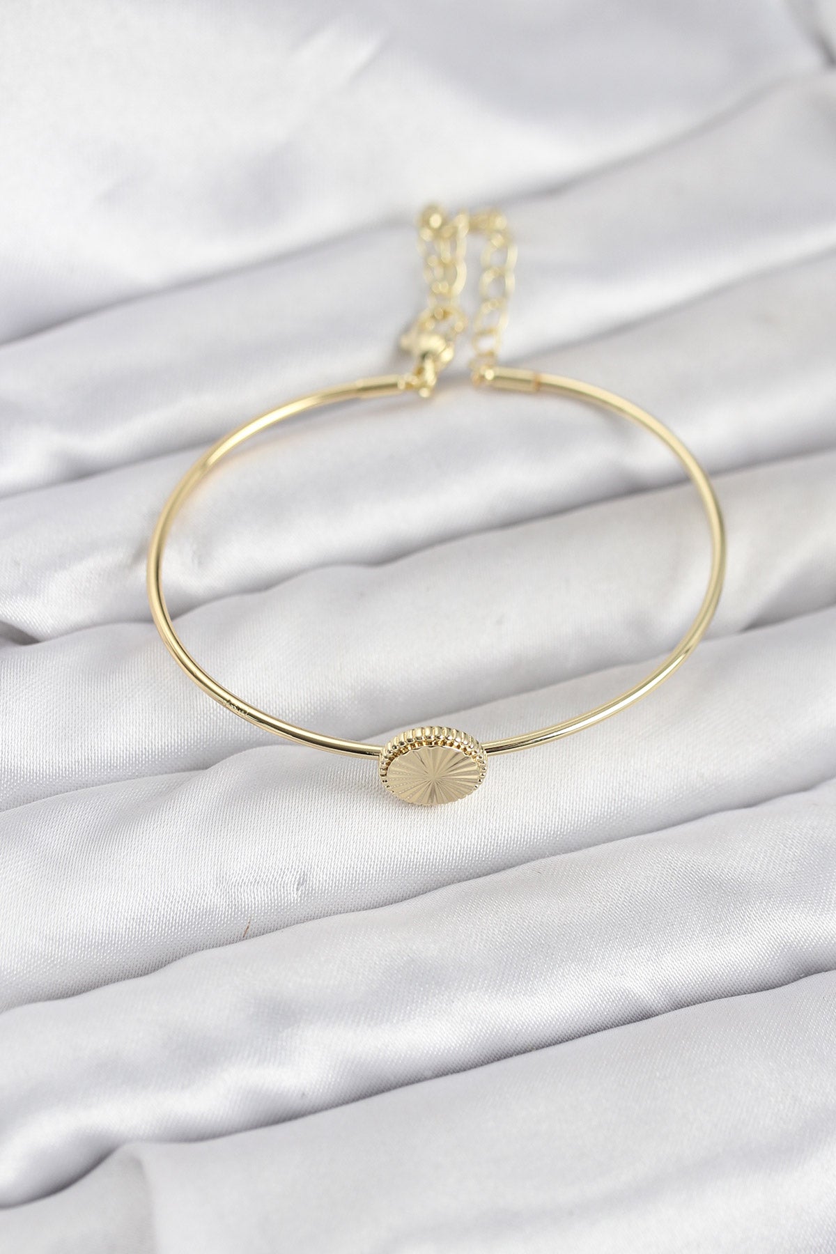 Brass Gold-Tone Women's Bracelet