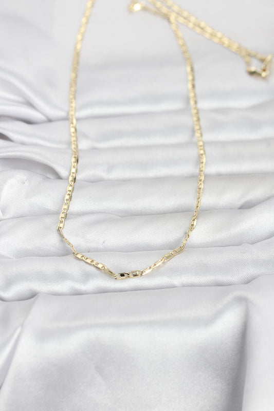 CM 14K Gold Renk Gemici Zincir Model 60 cm Kadın Kolye