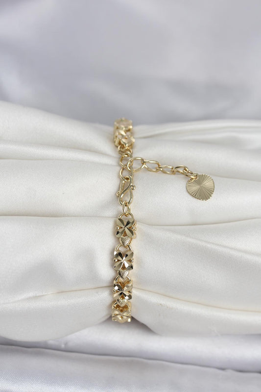 Xuping Kelebek Model Gold Renk Kadın Bileklik
