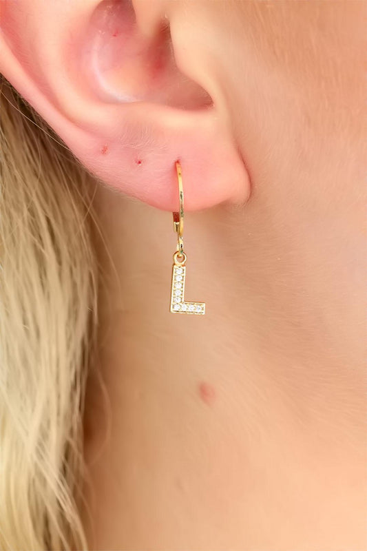 L Letter Women's Earrings