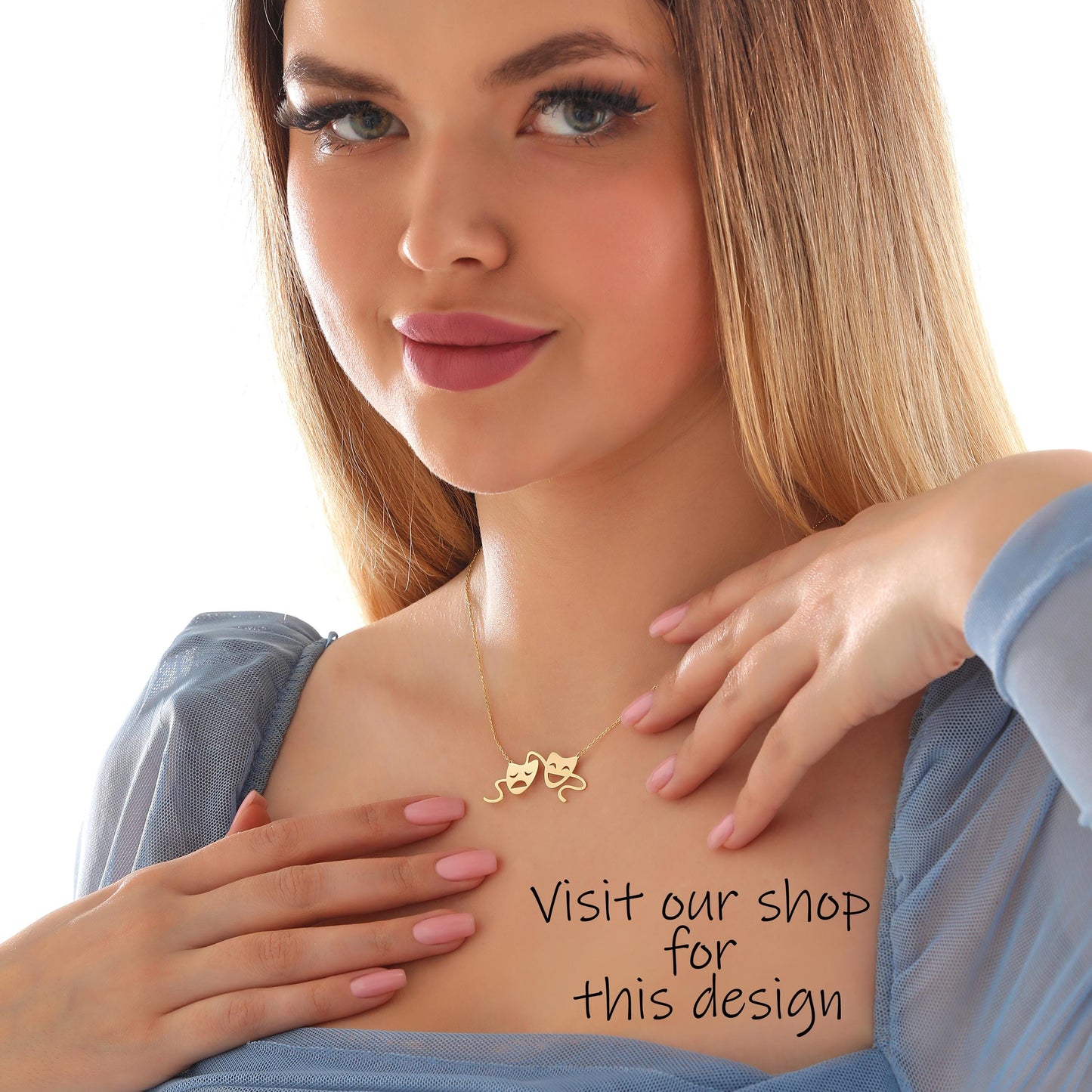 Dainty Heart Treble Clef Necklace: 14K Solid or Sterling Silver Gold Music Jewelry