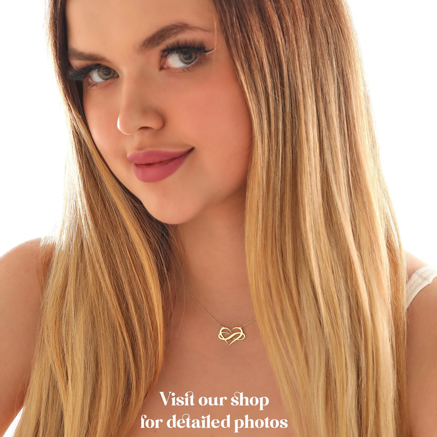 Personalized Heart Necklace: Sterling Silver Initial Pendant, Custom Letter Jewelry