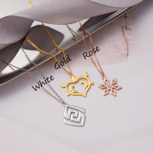 Dainty Snowflake Necklace: Minimalist Winter Charm, Gold or Silver Finish