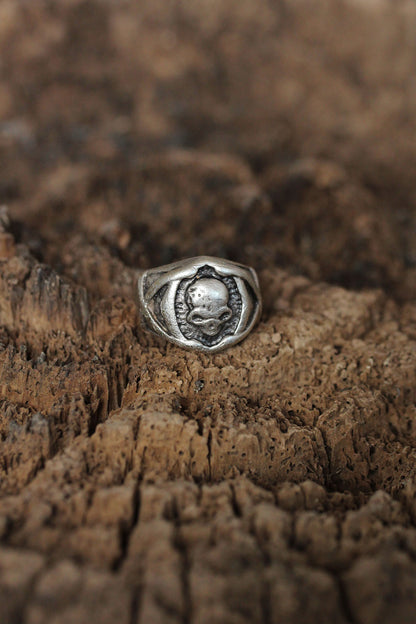 Adjustable Skull Design Men's Ring