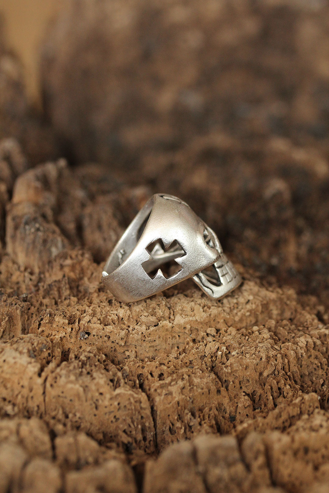 Skull Model Adjustable Men's Ring