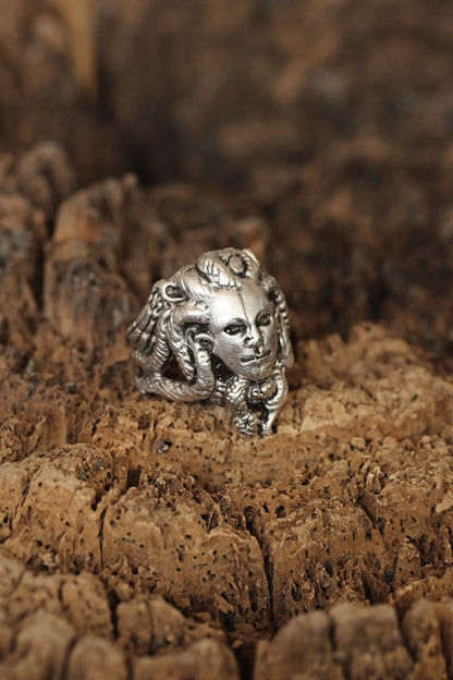 Medusa Model Adjustable Men's Ring
