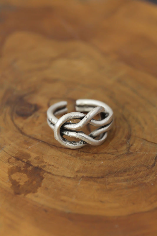 Knot Model Metal Adjustable Men's Ring