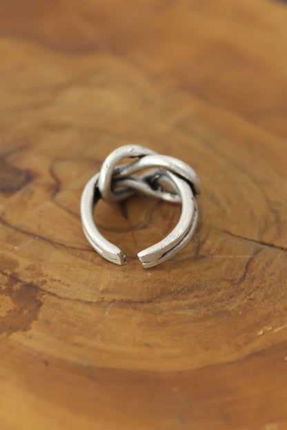 Knot Model Metal Adjustable Men's Ring