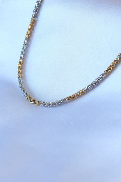 316L Steel Mix Color Thick Chain Model Men's Necklace