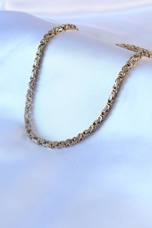 316L Steel Mix Color King Chain Model Men's Necklace