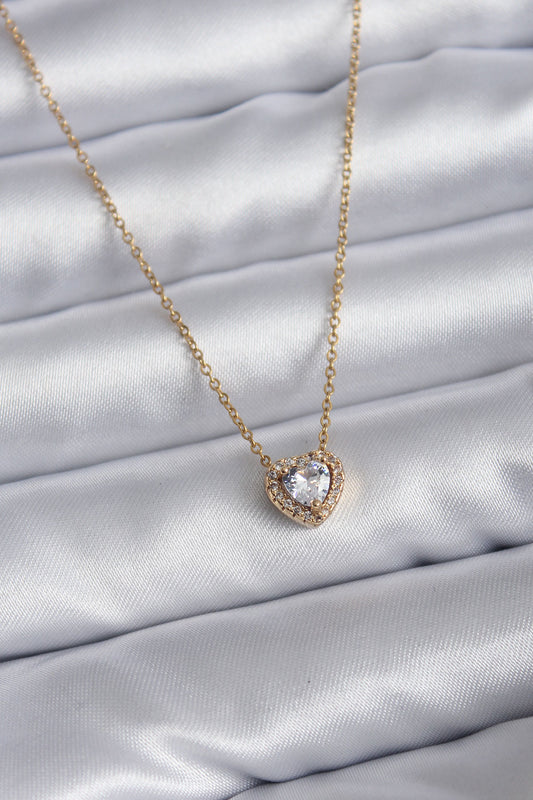 316L Steel Chain Gold Color Charm Women's Necklace