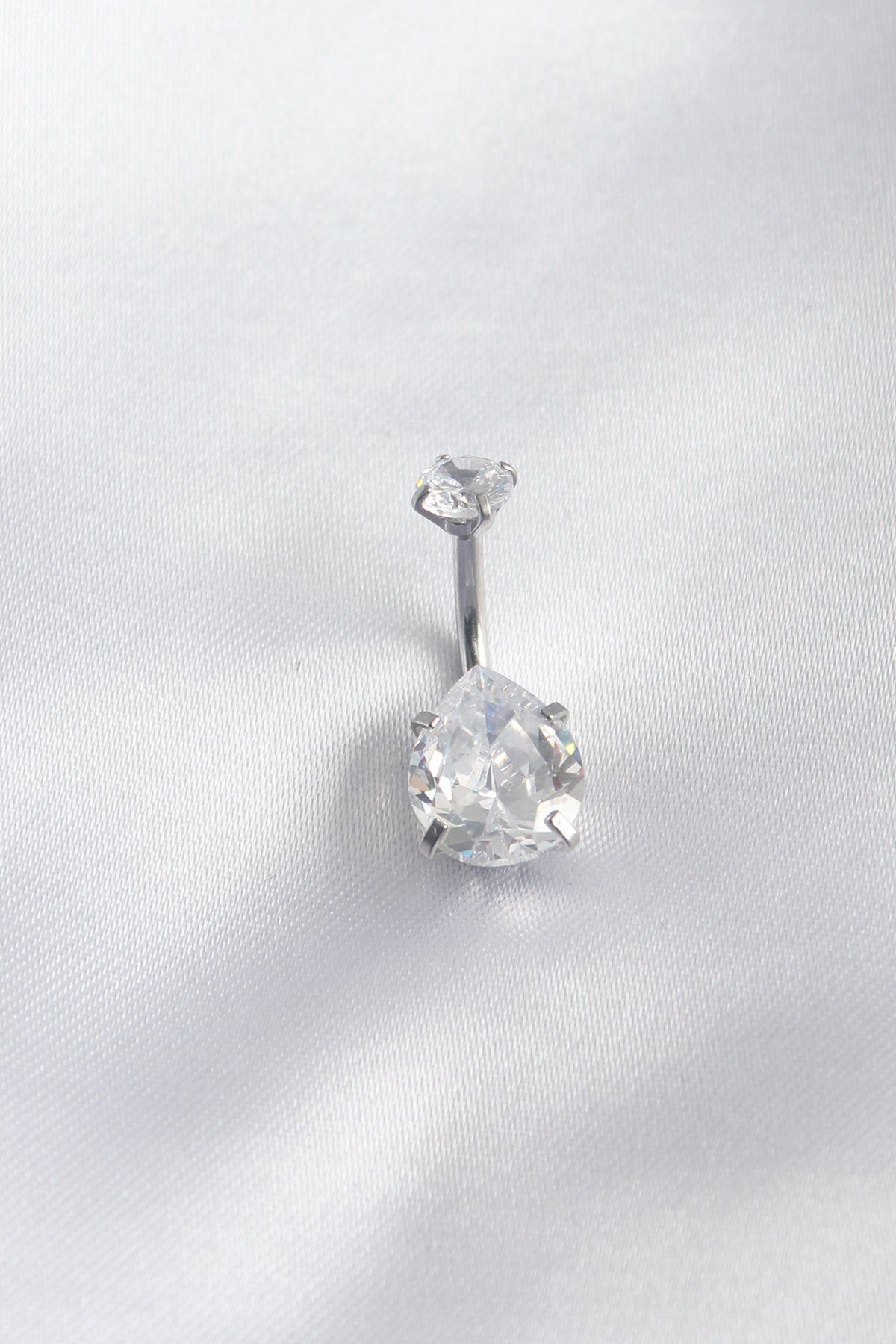 316L Surgical Steel Zircon Stone Drop Model Women's Belly Piercing
