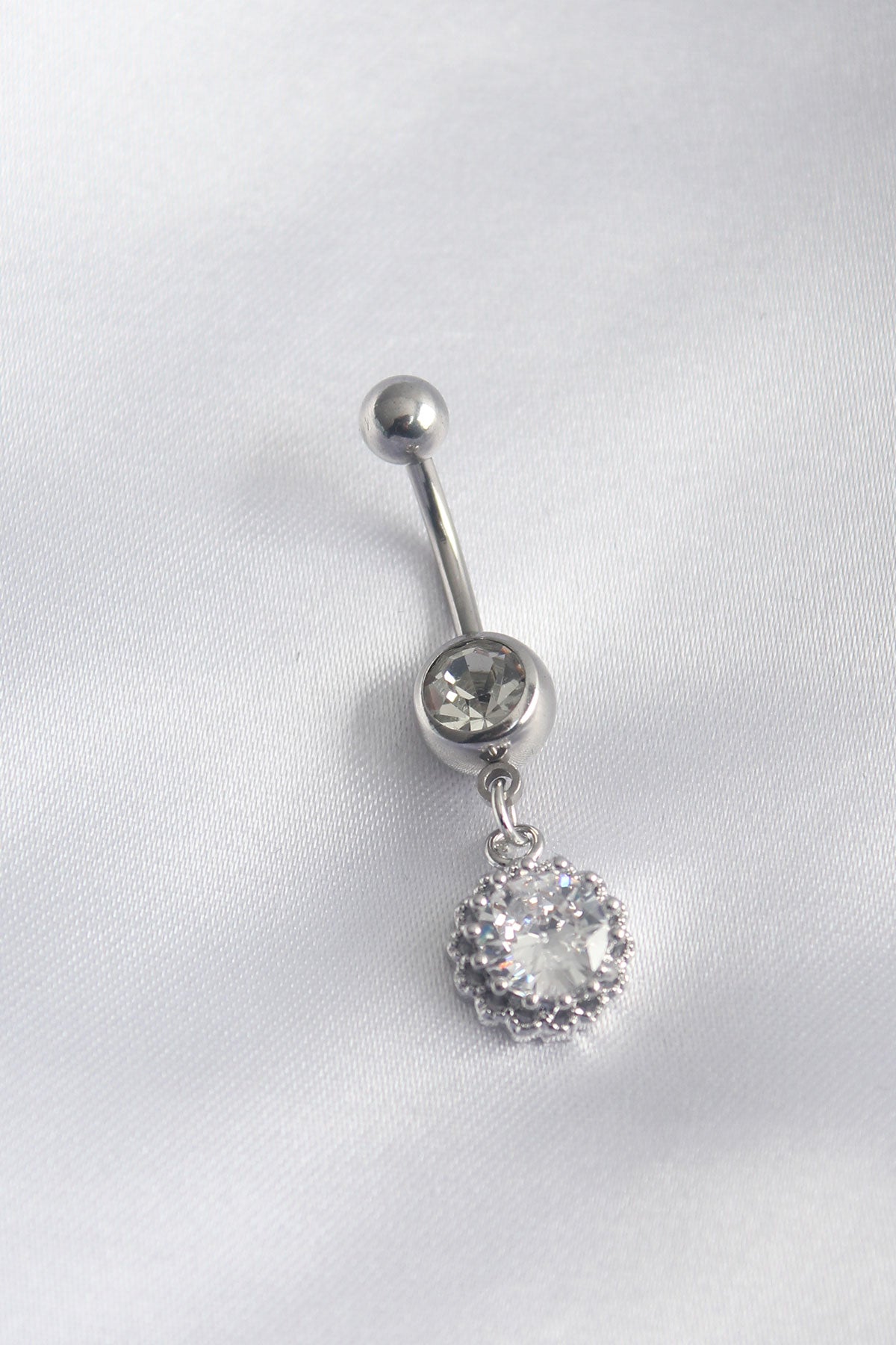 316L Surgical Steel Zircon Stone Dangle Model Women's Piercing