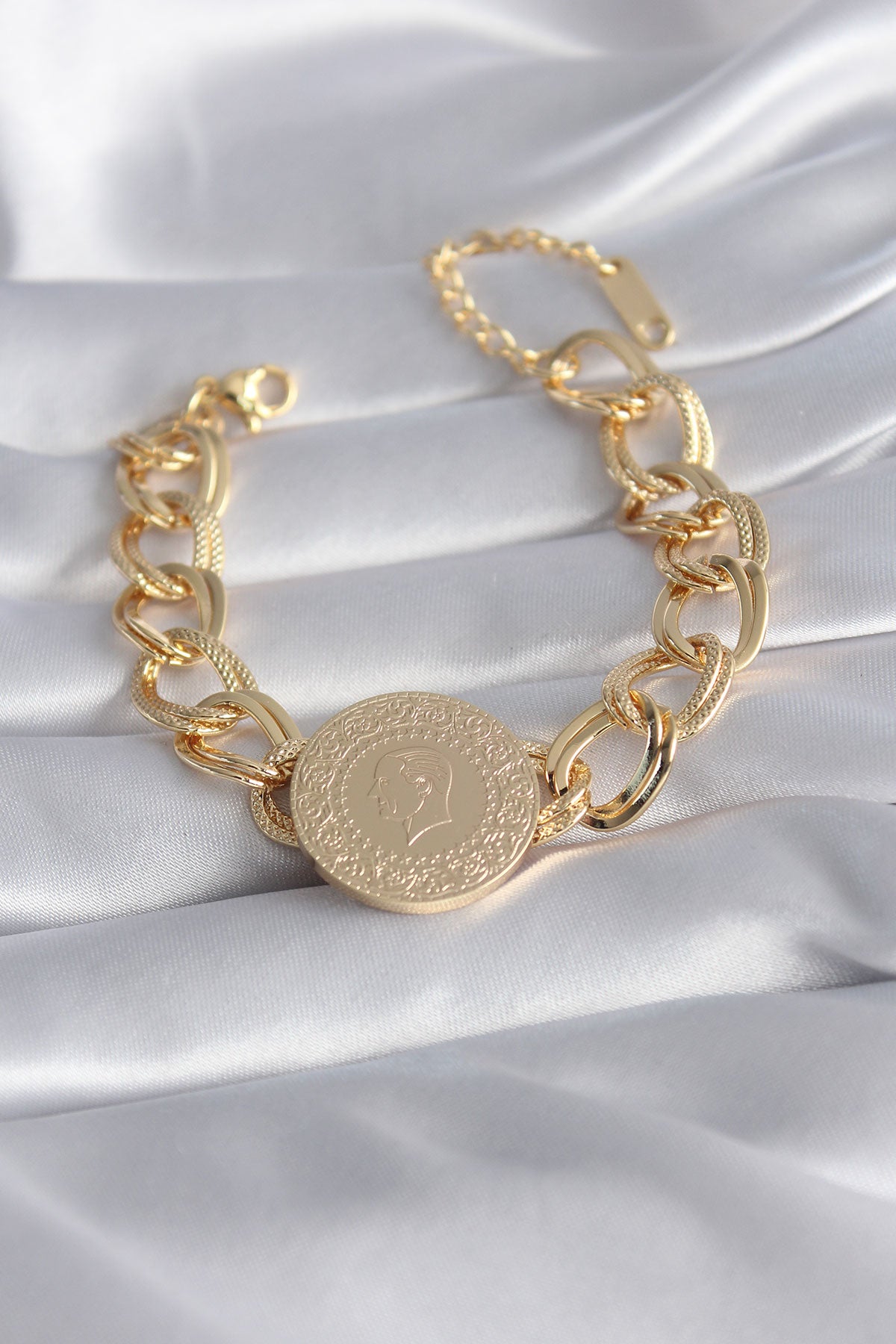 316L Steel Gold Color Full Gold Model Milky Way Women's Bracelet