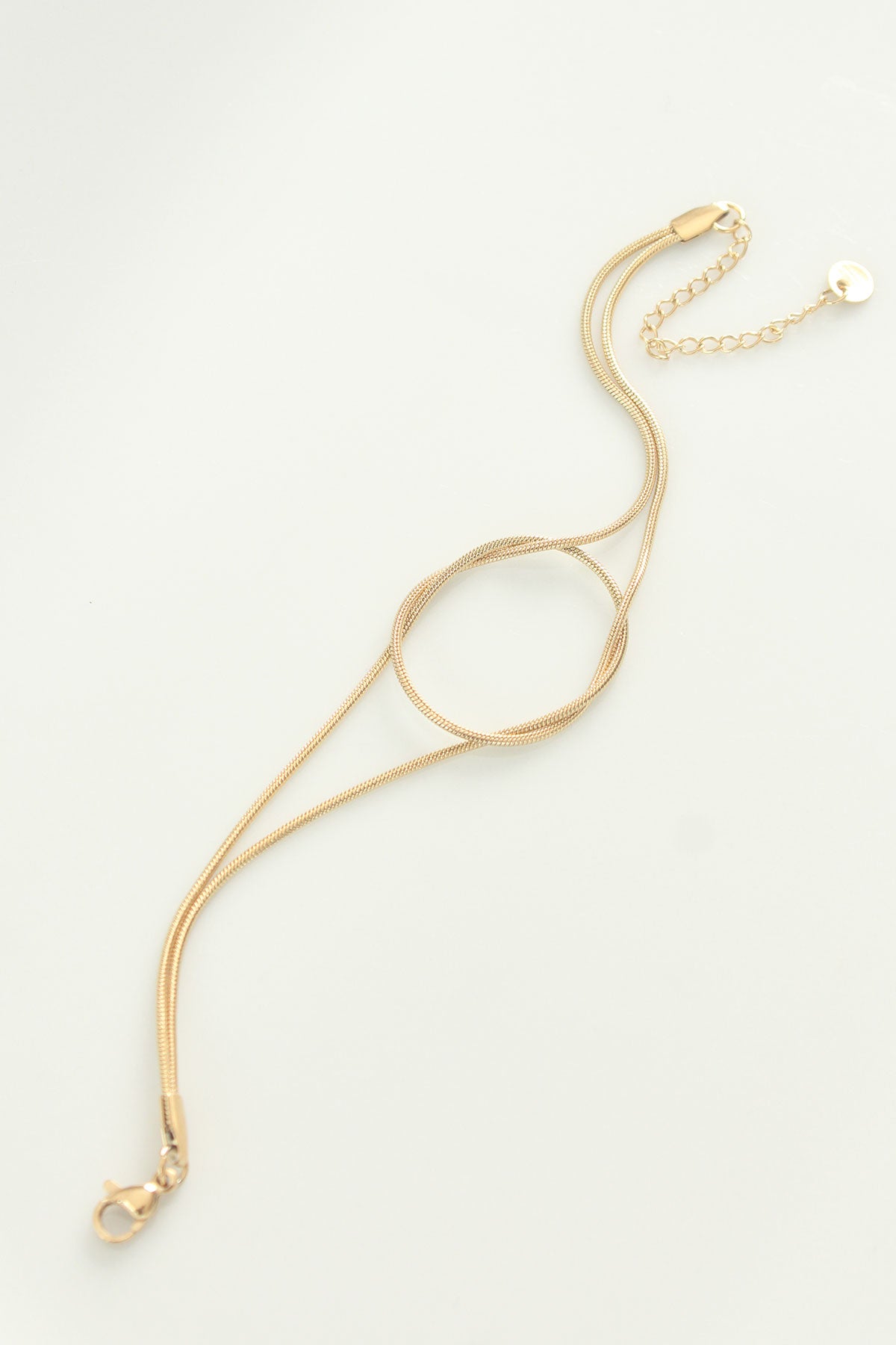 316L Steel Gold Color Knot Model Bracelet