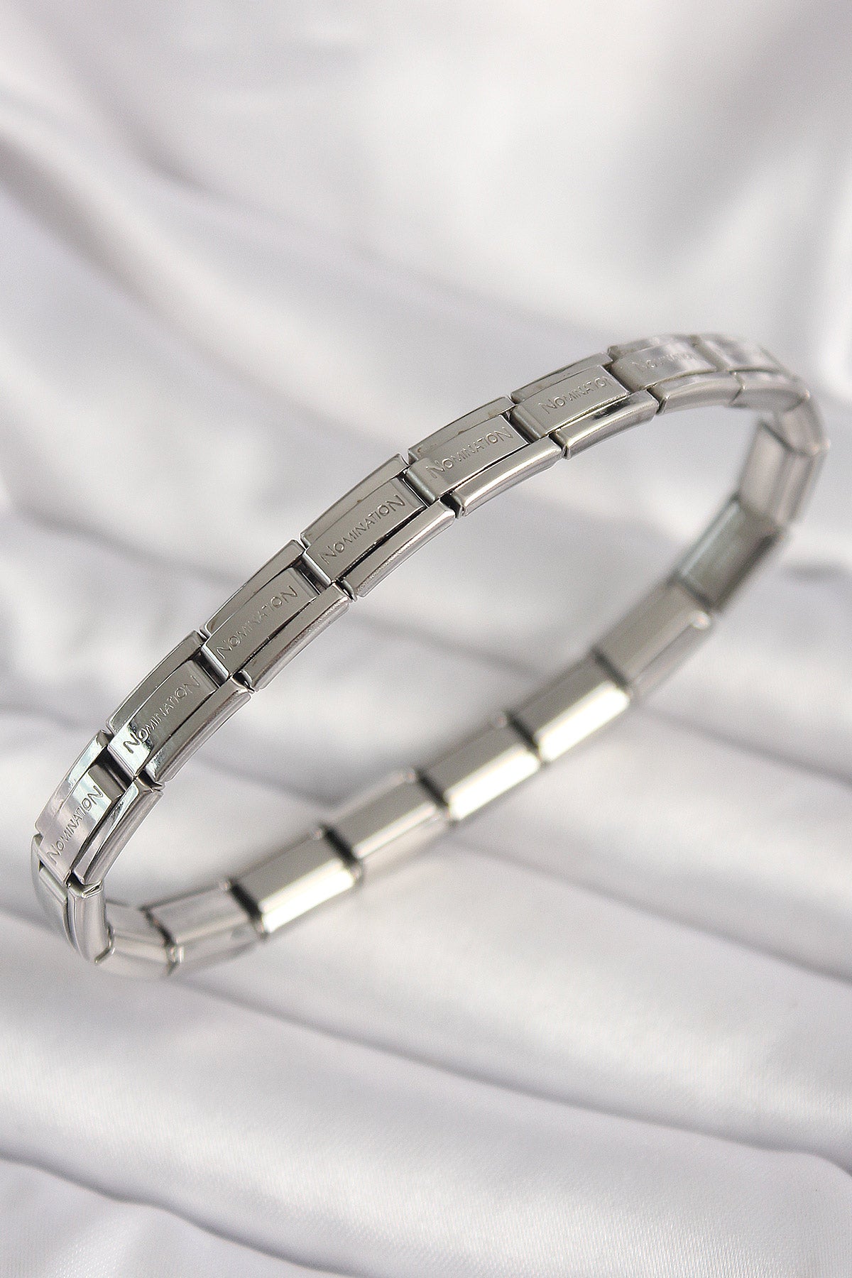 316L Steel Silver Color Thin Written Nomination Women's Bracelet