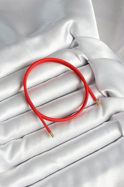 Mıknatıslı Kırmızı Renk Sarmal Kadın Bileklik