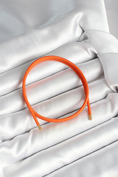 Mıknatıslı Turuncu Renk Sarmal Kadın Bileklik