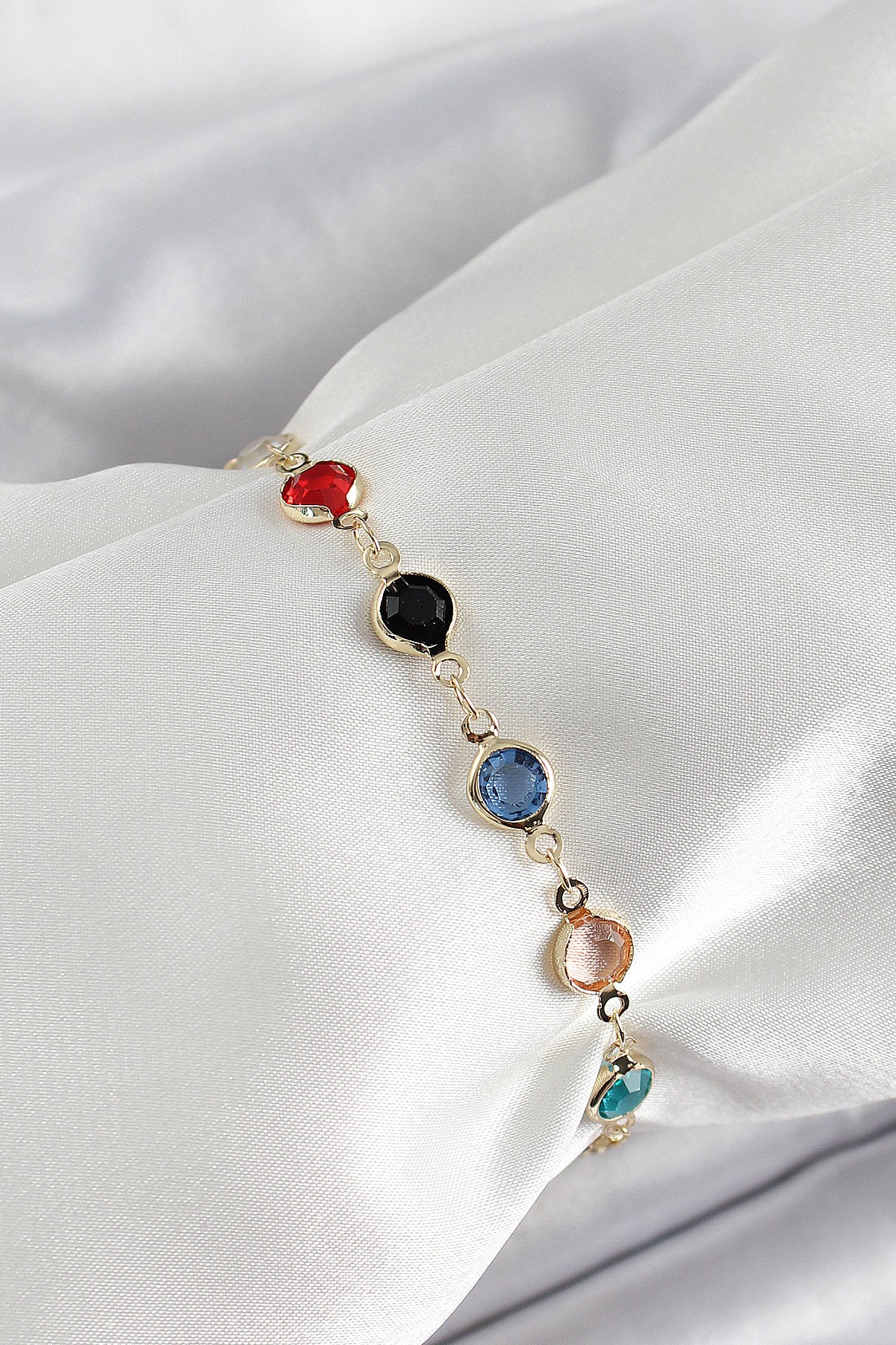 Brass Assorted Model Gold Color Zircon Stone Women's Bracelet