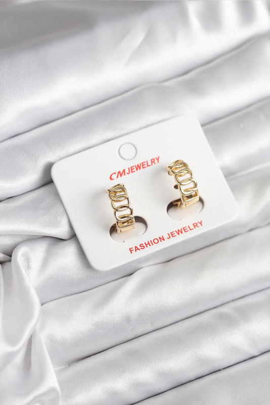 Gold-Tone Milky Way Women's Earrings