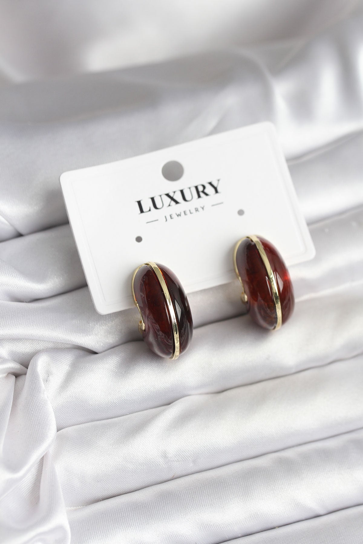 Brass Vintage-Inspired Women's Earrings