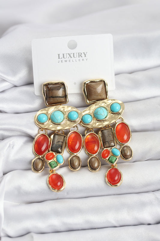 Vintage-Inspired Dangle Women's Earrings