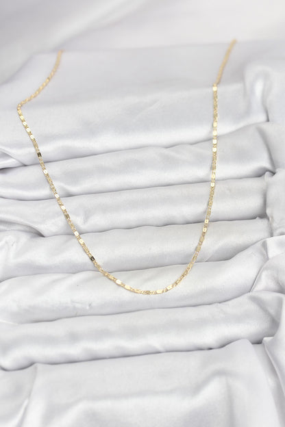 CM 14K Gold Renk Ezme Zincir Model 60 cm Kadın Kolye