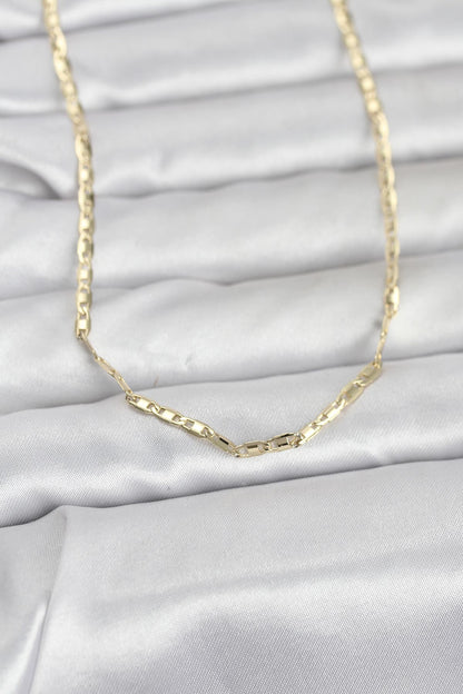 CM 14K Gold Renk Gemici Zincir Model 60 cm Kadın Kolye
