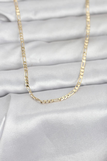 CM 14K Gold Renk İnce Kuşgözü Zincir Model 60 cm Kadın Kolye