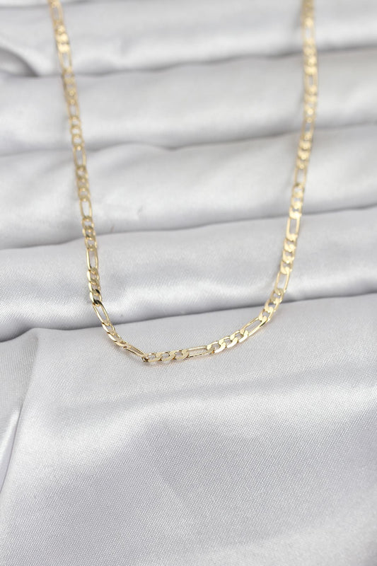 CM 14K Gold Renk İnce Kuşgözü Zincir Model 60 cm Kadın Kolye