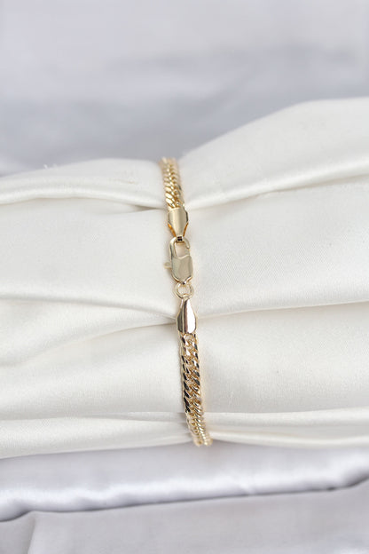 Gold-Tone Chain Women's Bracelet