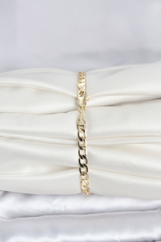 Gold-Tone Chain Link Women's Bracelet