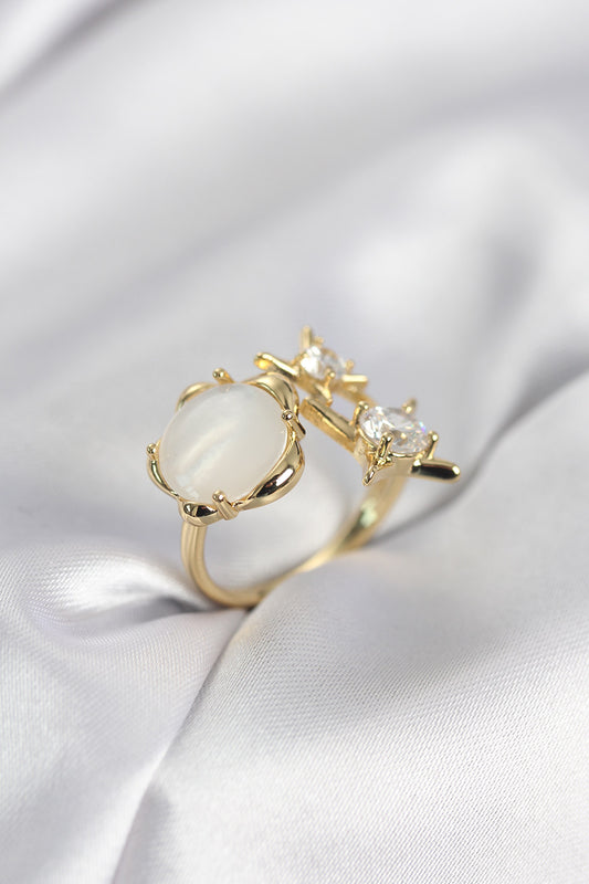 Gold-Tone North Star Women's Ring