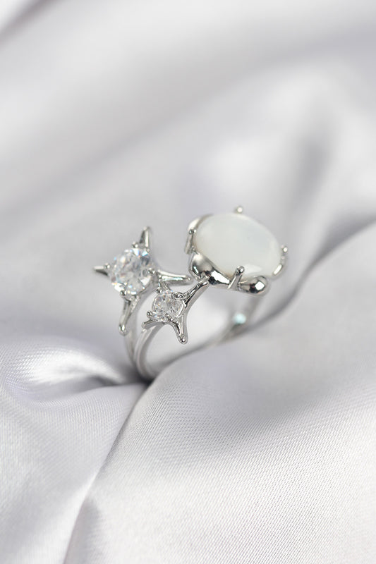 Silver-Tone North Star Women's Ring