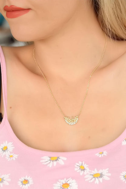 Zircon Stone Women's Necklace