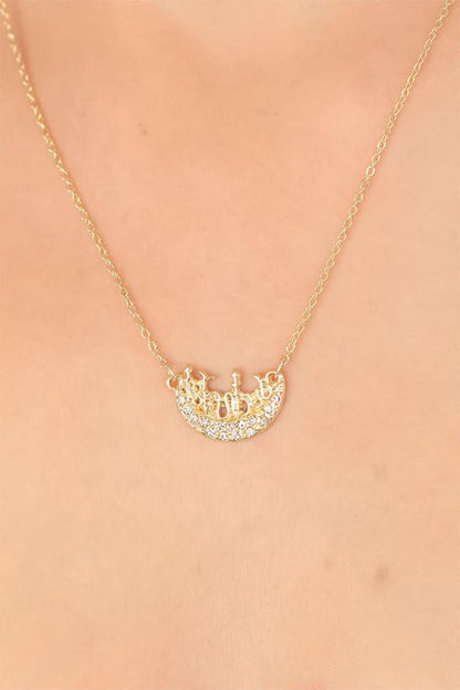 Zircon Stone Women's Necklace