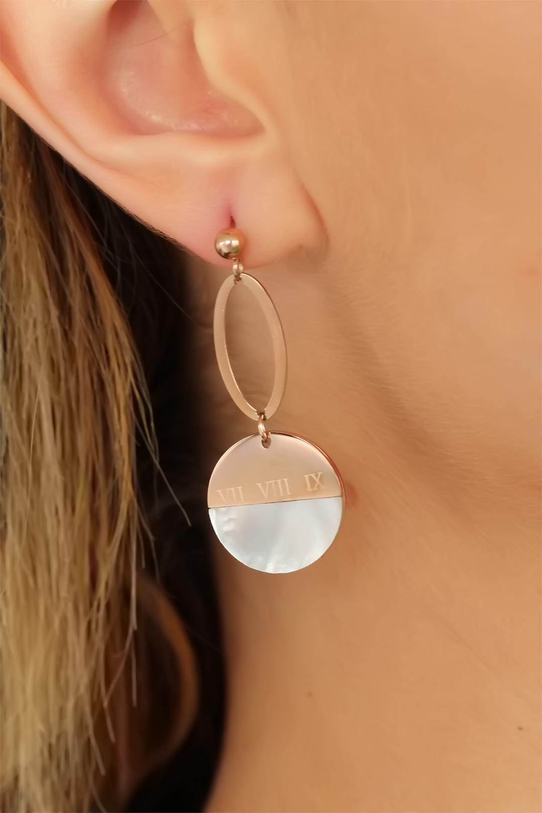 Rose Renk Bayan Küpe