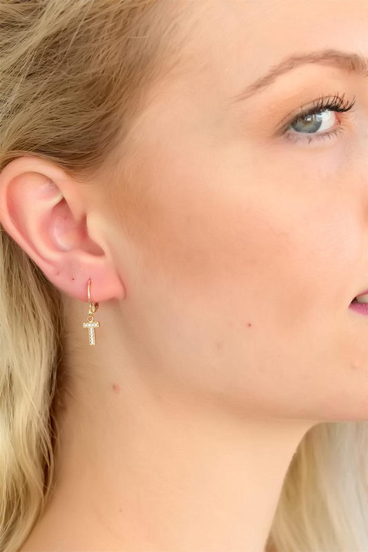 T Letter Women's Earrings