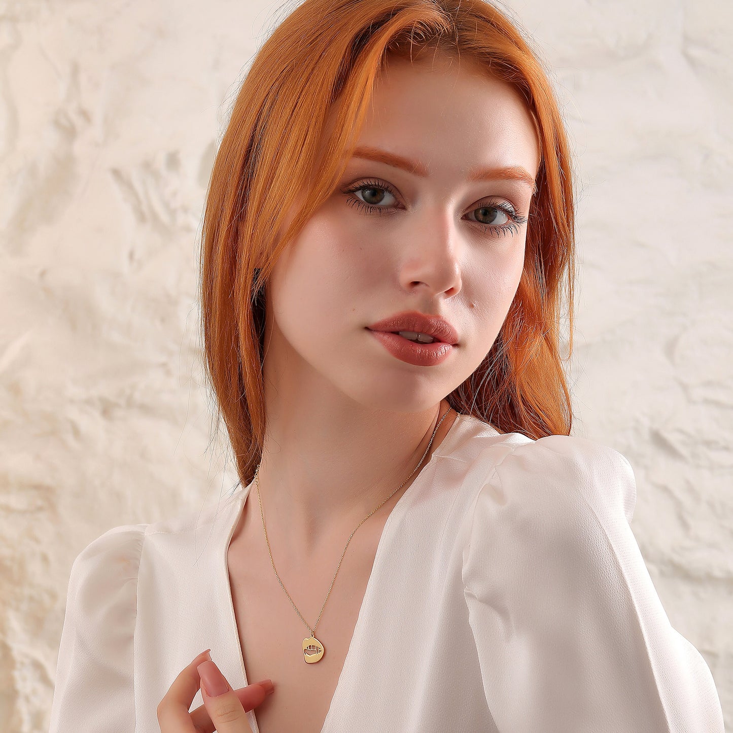 Vampire Teeth Necklace: Sterling Silver or 14K Gold, Gothic Halloween Jewelry