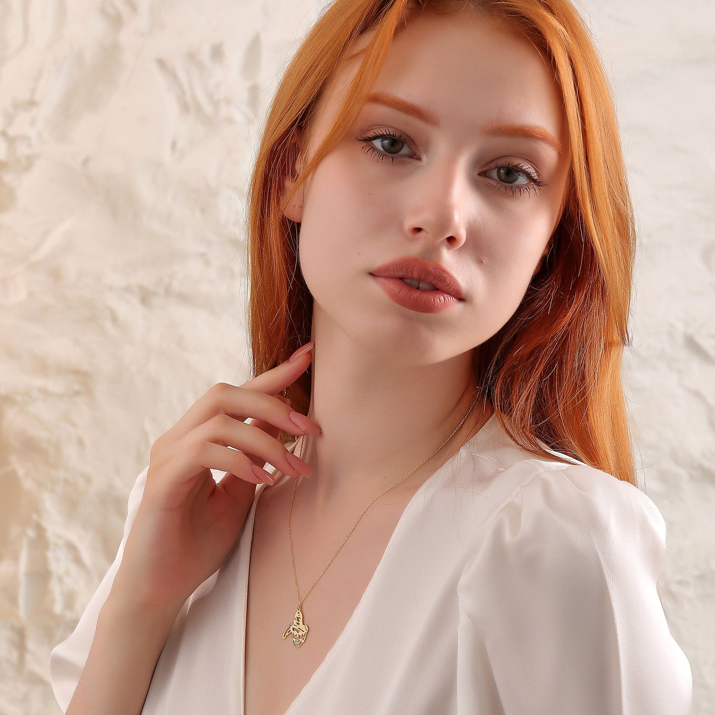 Gothic Skull Pendant Necklace: Sterling Silver or Gold Plated